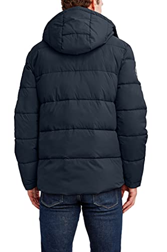 Image of HFX Men's Puffer Jacket With Hood, Water and Wind Resistant
