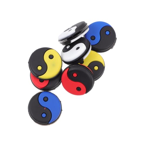 VICASKY 1Set Patterned Tennis Racket Dampeners Shocks Absorbers for Vibration Control Easy Installation for All Tennis Rackets Colors
