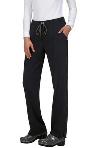KOI Next Gen Everyday Hero Women's 5-Pocket Cargo Scrub Pants Black Medium