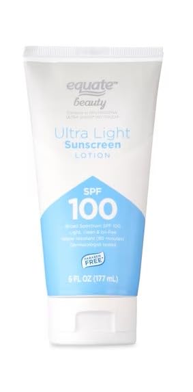 Equate Ultra Light Sunscreen Lotion SPF 100, 177ml