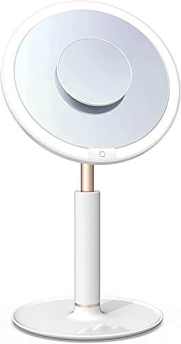 Jsdiwe Specchio di vanità con luci, specchio da