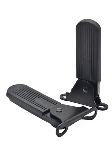 Repose-pieds arrière de moto pliable universel avec pédales de 5 cm et 7 cm