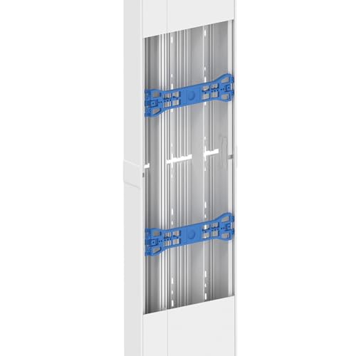 GGK - GTL Gaine Technique de Logement 2 Compartiments - Arrivée Principale indépendante - Séparateur Courant Fort/Faible - Dim 60 x 250mm, Long 2,60m - Livrée en 2 Parties de 1,30m assemblables