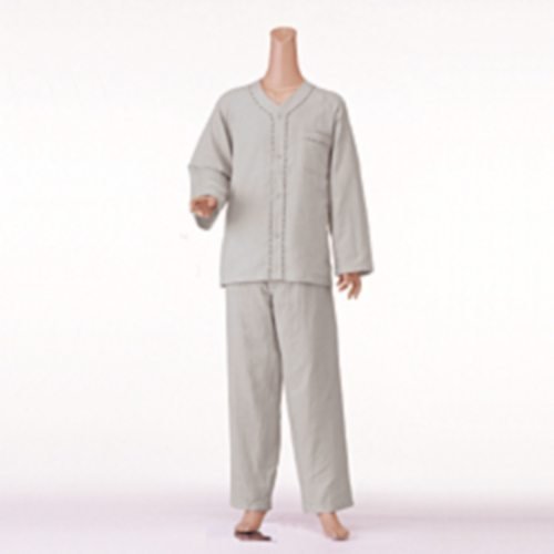 紳士楽らくガーゼパジャマ上下セット No.800 LL グレー