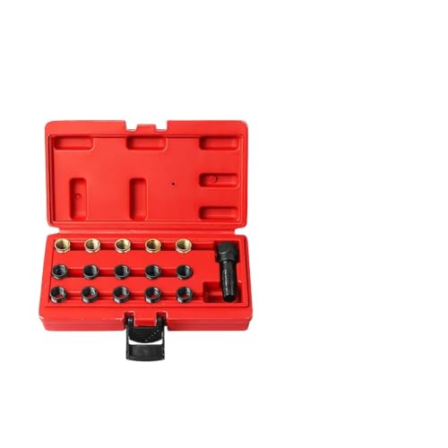 Kit de reparación de roscas de 16 piezas para solucionar tornillos pasados 2