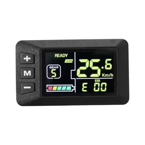 48V 2000W Ebike Electric Bicycle Conversion Kit, 27.5 Inch Rear Wheel Electric Bike Conversion Kit, Powerful Cycling Brushless Rear Hub Motor Kit with LCD Power Display, 5 Speed Gears