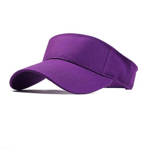 Image of ANDICEQY Sport Sun Visor Hats Adjustable Empty Top Baseball Cap Cotton Ball Caps for Women and Men