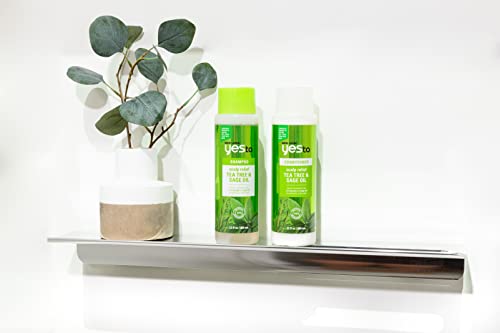 Yes To Tea Tree Scalp Relief Conditioner, Finishing Step To Calm Dry Itchy Scalp, Hydrates & Softens Hair With Long Lasting Moisture, With Tea Tree & Sage Oil, Natural, Vegan & Cruelty Free, 12 Fl Oz #TOP4