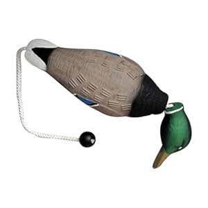 Mipcase Stuffed Duck Dog Toy for Aggressive Chewers Interactive Squeaky Plush Teeth Grinding Training Toy Durable Crinkle Dog Toy for Playtime and Teething