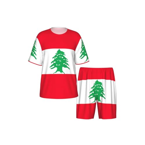 Pyjama Liban homme chic ensemble de nuit haut de gamme imprimé