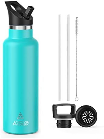 Arslo Stainless Steel Double Wall Bottle,Vacuum Insulated Sports Water Bottle, Sports Drinking Bottles That Keep Water ,Cold for 24HRS