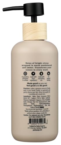 Pacha Soap Santal & Amber Body Wash - Hydrating Cleanser