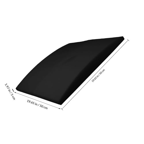 STOBAZA 黒色スポンジ素材使用のソファクッションサポート 交換用インサートたるみ防止 リビングルームのソファ用クッション 快適さ向上簡単取り付け対応 [2]