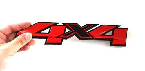 Emblema 3D de personalización 4x4 para renovar la cama trasera de GMC Sierra