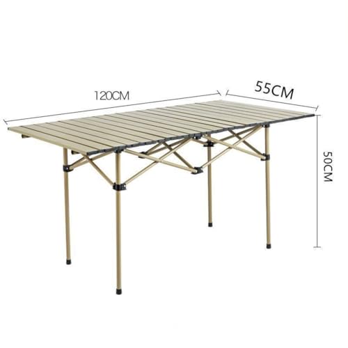 Ensemble table de camping pliante à grande capacité de charge et légère - 3