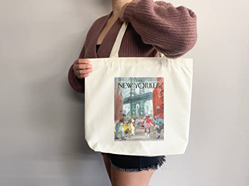 Bolso tote New Yorker, bolso de la revista New Yorker, bolso de arte New Yorker, bolso estético miniatura 4