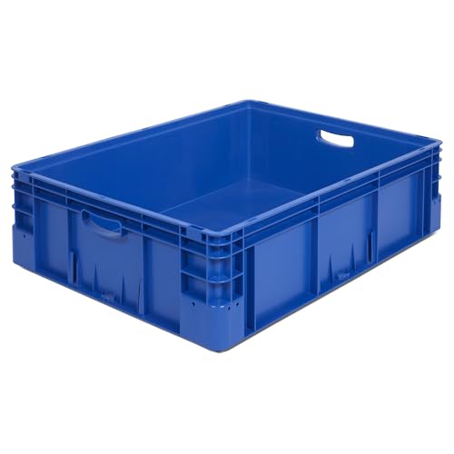 kaiserkraft | Industriebehälter | Volumen 90 l | LxBxH 800 x 600 x 220 mm | blau