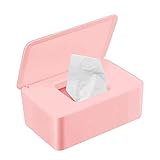 【Gran capacidad】 Caja de toallitas húmedas de 18,5 x 12 x 7,3 cm, sujeta la toallita húmeda fácilmente accesible con una mano. Adecuado para todas las toallas de papel en estilo pre-pop hasta 100 piezas.