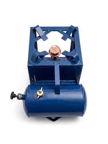 Image of 2 Litre Pump Kerosene Stove | Heavy-Duty Pressure Stove with Brass Burner | High Flame Output | Durable Metal Frame for Commercial, Outdoor & Bulk Cooking | Assorted colours