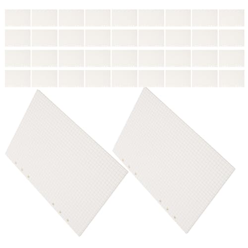 Recharges de Papier Quadrillé A5 SEWACC 6 Trous Lot de 6 Carnets Durables