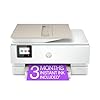 HP ENVY Inspire 7955e Wireless Color Inkjet Printer, Print, scan, copy, Easy setup, Mobile printing, Best-for home, 3 month Instant Ink trial included, White