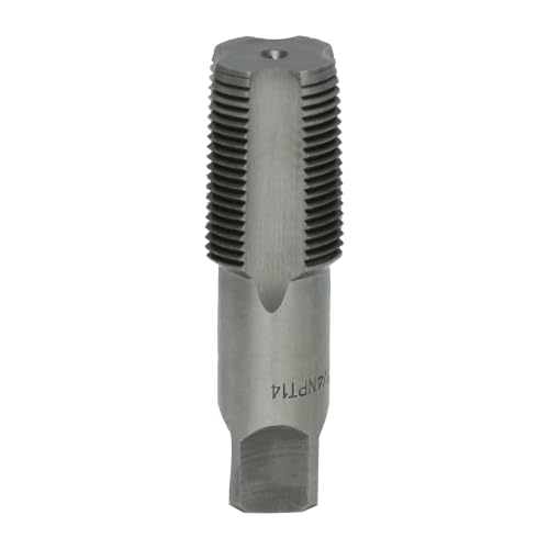 HFS(R) 3/4" NPT Pipe Tap – Carbon Steel Pipe Threading Tool for Industrial, Plumbing & Auto Repair, Professional DIY Thread Cutting