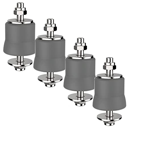 Antivibrante In Megol Per Staffa - 4 Pezzi - Portate Massime 100, 140, 180, 240 Kg (Grigio, 100)