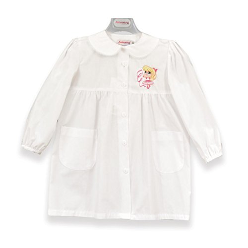 Grembiulino asilo femmina bianco