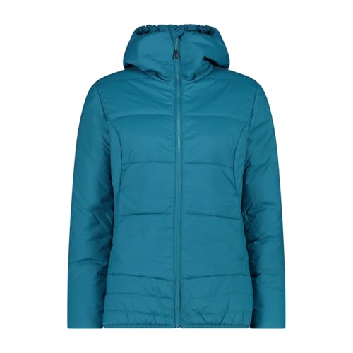 Altamente funzionale CMP - Giacca da donna in nylon con cappuccio, Teal, 42