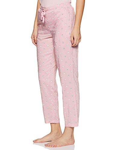 Image of Van Heusen Women's Printed Lounge Pants | Drawstrings & Side Pockets | Ultra Soft Fabric | Relaxed Fit | At home pyjamas | Everyday Comfort | Printed | Style 55306 | Available in Pack of 1 & 2