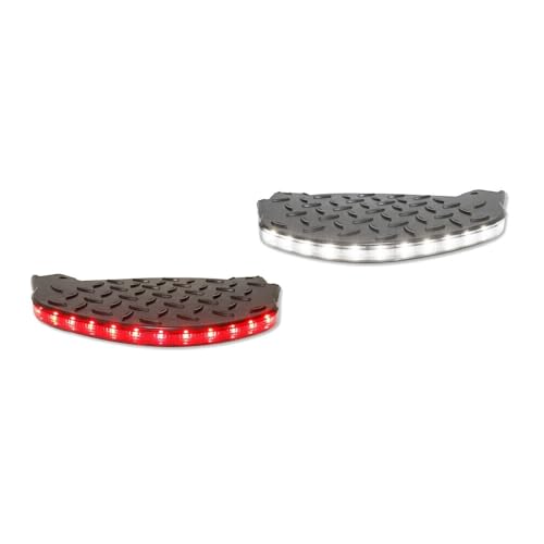 CLQWIAS 2x LED Rear Bumper Step Corner Insert Pad Lights Silverado Sierra Simple installation fast delivery free return and exchange