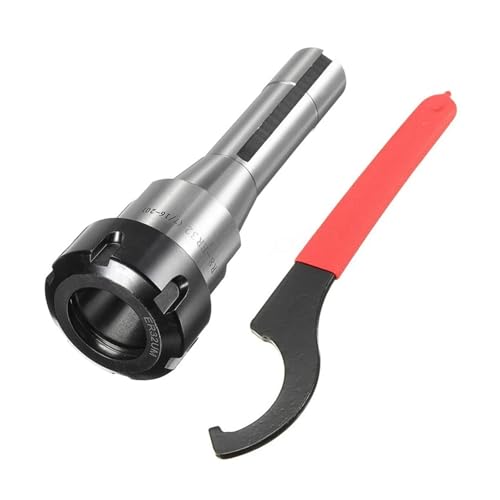 WENBIXIA 1PC 6.3 Inch R8-ER32 7/16 Collet Chuck Handle CNC Milling Lathe R8 Spindle Tool