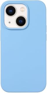 جراب حماية متوافق مع آيفون 12 برو ماكس، مصنوع من جل السيليكون السائل والمطاط الناعم، ممتص للصدمات، مقاوم للخدش، مضاد لبصمات الاصابع، مضاد للسقوط، مقاس نحيف من في فولت، لون أزرق سماوي