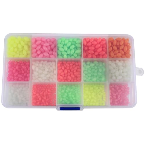 1500 Beads de Colores Luminiscentes para Pesca en Caja miniatura 5