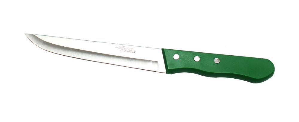 Sekizo Carving Knife Made in Japan Kitchen Chef Knife (Green, 6")