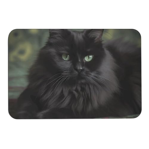 Tapis de bain chat antidérapant et super absorbant pour douche