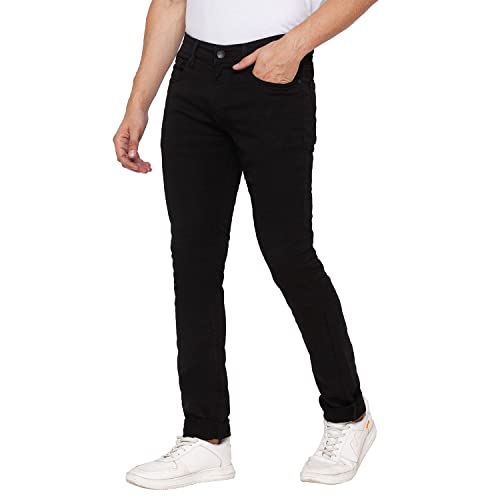 Image of Spykar Men's Slim Fit Low Rise Casual Jeans