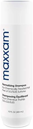 Maxxam Normalizing pH Restoring Daily Shampoo with Sunscreen and Moisturizers, For Color Treated Hair, Sulfate Free, 10 Fl Oz