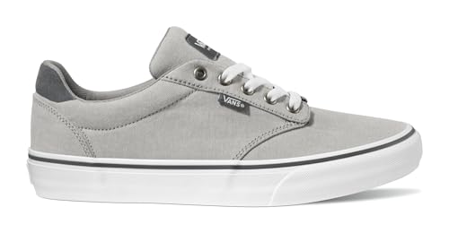 Vans Men's Atwood Deluxe Shoe | Low-Top Fashion Sneakers for Work, Walking & Casual Wear, Summer Canvas Grey, 10.5