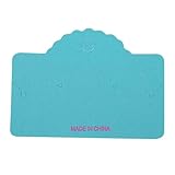100 unidades de tarjetas azules para exhibir aretes, tarjetas colgantes para embalaje de pendientes de joyería DIY, tarjetas colgantes para aretes de papel ligero para uso en el