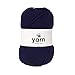 Price comparison product image Korbond DK Navy Yarn - 100g Acrylic Wool - Lightweight, Hypoallergenic & Durable Double Knit Crochet Yarn Knitting Wool (290m Total)