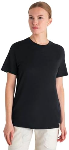Icebreaker Tech Lite 150 Relaxed Tee – Best 100% Merino Wool Relaxed Fit T Shirt for Women