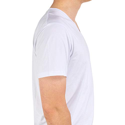 Golberg Men’s 3 Pack V-Neck Soft Undershirts - Tag Free Classic Fit Design2