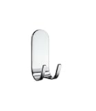 Ursprungsland;SE Smedbo DK2112 Sideline Klebehaken messing/kupfer/Zink silber 2,6 x 3,3 x 6,4 cm