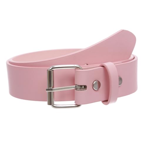 Kids or Extra Small Size Snap On Plain Leather Belt