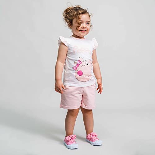 Conjunto Peppa Pig fresco y cómodo contra el sudor de tu bebé 4