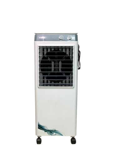 Image of CROWN Sapphire Air Cooler 50 LT / 3 side Honeycomb cooling pad /Large water tank 50L water capacity /Long air Throw /Inverter compatible /2 years comprehensive warranty