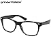 grinderPUNCH Kids Nerd Glasses Clear Lens Geek Fake for Costume Children's (Age 3-10) Black