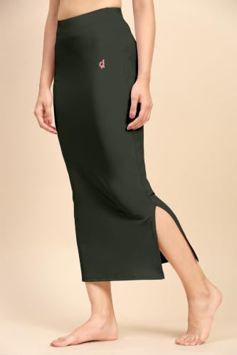Image of TRENDMALLS Women's Polyester Spandex Stretchable Straight Saree Shapewear Petticoat for Women, Cotton Blended, Skirts for Women, Saree Shaper