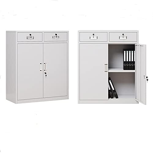 YShoot Office Filing Cabinet Metal Cabinet Filing Cabinet Document Cabinet Document Cabinet with Lock Locker Single Layer Adjustable 9x8.5x3.9cm